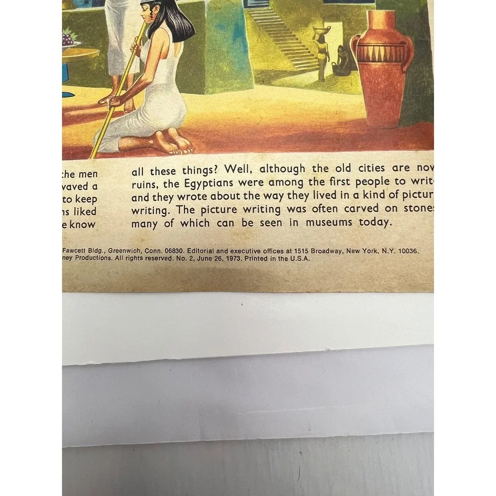 VTG‎ 1972 Walt Disney Fun to Know Magazines Lot of 3 Number 2, 4, 10